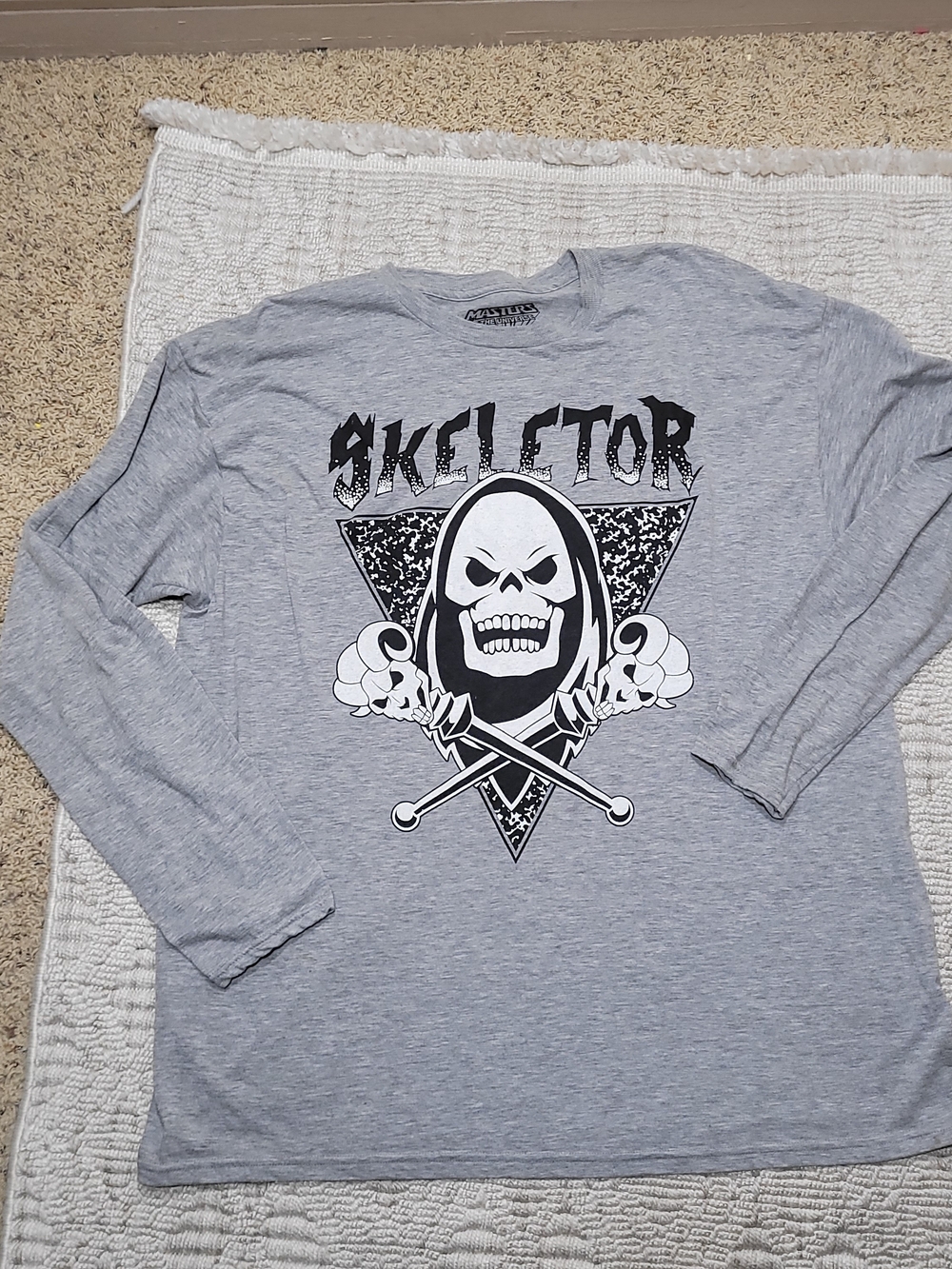 Vintage Style Masters of the Universe Skeletor Long Sleeve Graphic Tee